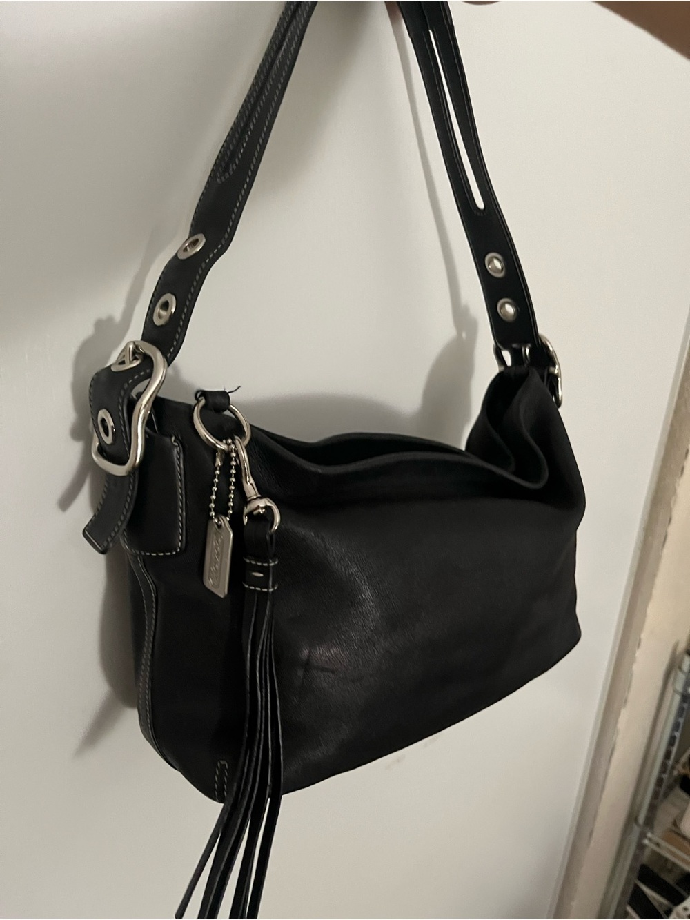 coach east west legacy shoulder bag